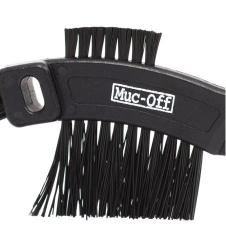 MUC-OFF Cepillo limpieza transmisión bicicleta 3 en 1
