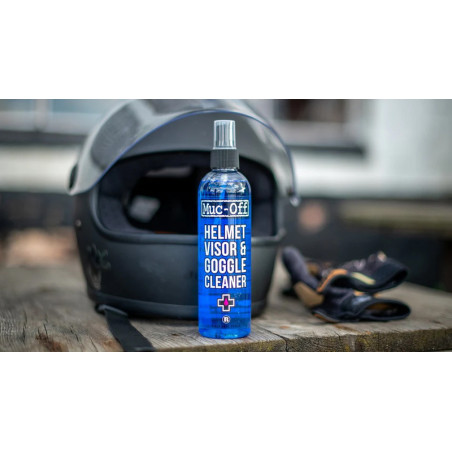 Limpiador antibacteriano de lentes y cascos MUC-OFF Helmet & Visor Cleaner - Spray 250ml