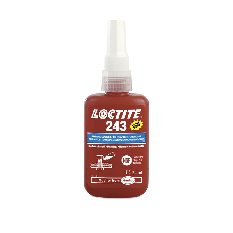 Frein filet moyen LOCTITE 243 - flacon 24ml Frein filet moyen LOCTITE 243 - flacon 24ml