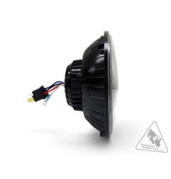 DENALI M7 LED Headlight Ø177mm Black Chrome