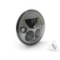 DENALI M7 LED Headlight Ø177mm Black Chrome