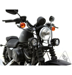DENALI Forks Tubes Light Mount Ø39-49mm Black