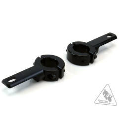 DENALI Frame & Crash Bars Light Mount Ø21-29mm Black
