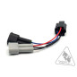 Adaptateur câble DENALI phare H4 vers H9/H11 pour HARLEY DAVIDSON ROAD KING SPECIAL de 2025