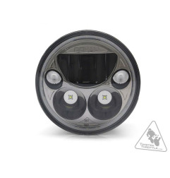 Faro LED DENALI M5 Ø145mm Negro brillo