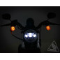 Phare DENALI M5 LED Ø145mm noir chrome Phare DENALI M5 LED Ø145mm noir chrome