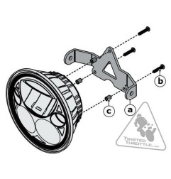 Soporte de luces Denali M5 Yamaha