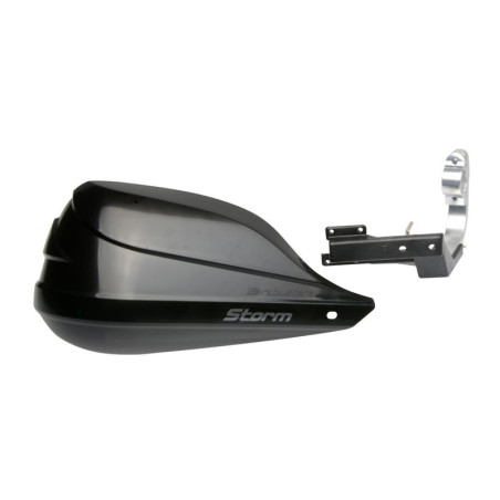 BARKBUSTERS Storm Hanguads Set Single Point Clamp Mount Ø22mm Black for BMW, ROYAL ENFIELD and TRIUMPH 2019-2024