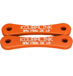 Kit de bajada KOUBALINK 38.1 mm BMW F650CS - naranja
