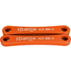 Kit de bajada KOUBALINK 50.8 mm Kawasaki KLR650 - naranja