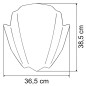MRA Racing-Screen for Naked-Bikes "RNB" für HONDA VT 1100 C SHADOW, SUZUKI GN 125, KAWASAKI VULCAN 750 und DUCATI 400 1955-2025