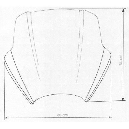 Pantalla MRA Speed Screen para HONDA VT 1100 C SHADOW, SUZUKI GN 125, KAWASAKI VULCAN 750 y DUCATI 400 de 1955 a 2025