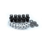 Juego de tornillos para cúpula BIHR Ø5mm negro - 8 uds