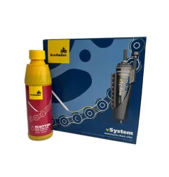 Sistema de lubricación SCOTTOILER vSystem Universal Edition + Lubricante High Temp Red