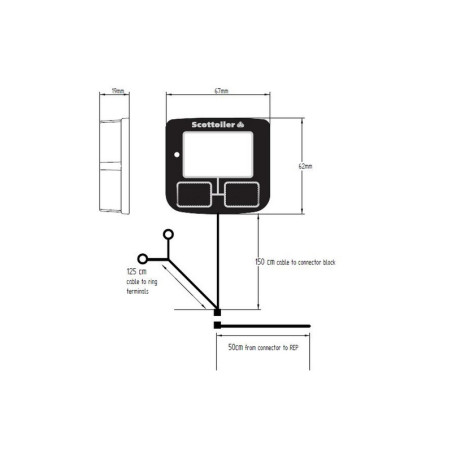 SCOTTOILER eSystem 3.1 Kettenöler + biologisch abbaubares grünes Schmiermittel
