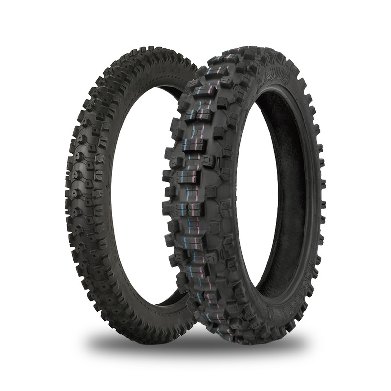Tyre set KENDA Mini Cross (front CARLSBAD 60/100-14 + rear WASHOUGAL III 80/100-12)