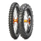 Pneu enduro METZELER MCE 6 DAYS EXTREME (F) Super Soft 90/100-21 M/C 57M MST TT Bande JAUNE FLUO avant