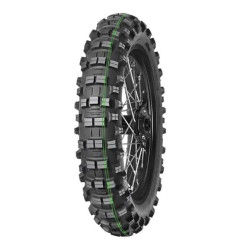 Pneu enduro MITAS TERRA FORCE-EF 140/80-18 70M TT SUPER SOFT EXTREME 2 GREEN arrière