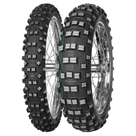 Enduro tyre MITAS TERRA FORCE-EF 140/80-18 70R TT SUPER LIGHT GREEN rear