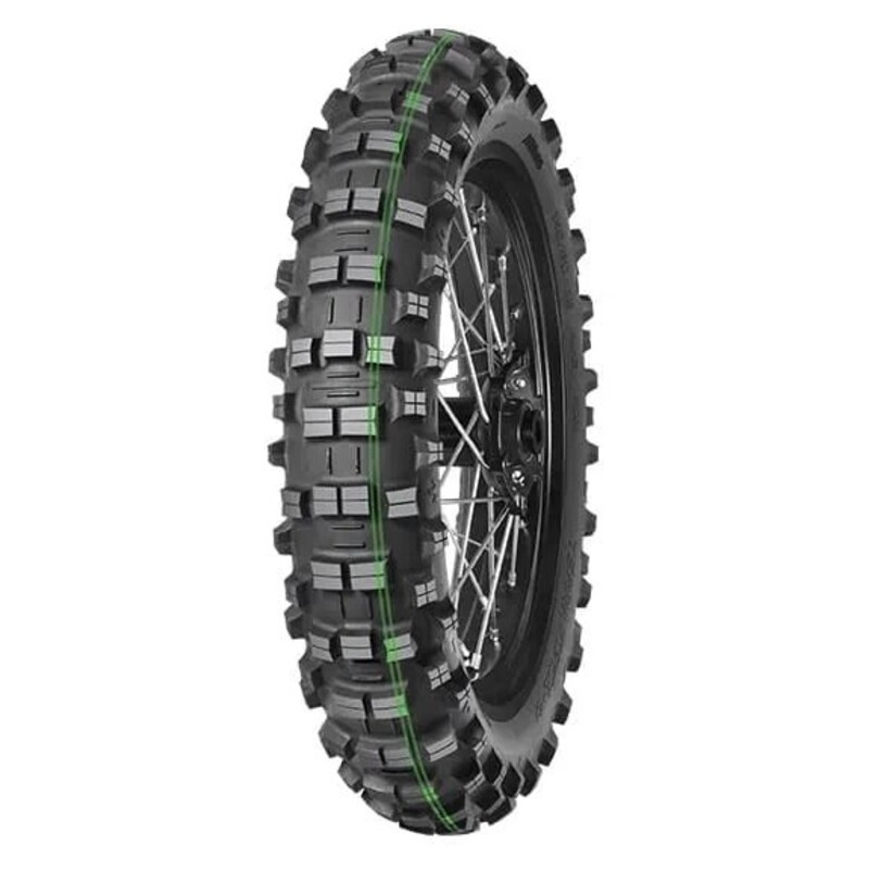 Pneu enduro MITAS TERRA FORCE-EF PRO 140/80-18 70M TT SUPER SOFT EXTREME 2 GREEN arrière