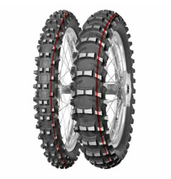 Neumático de motocross MITAS TERRA FORCE-MX SAND 80/100-21 NHS 51M TT SAND RED RED delantero