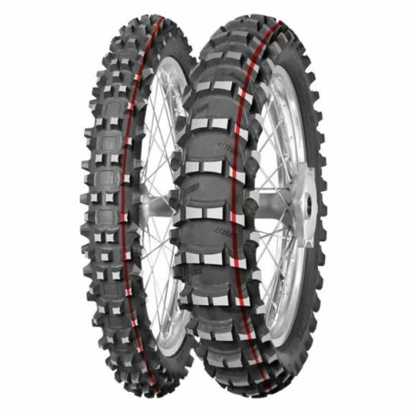 Motocross-Reifen MITAS TERRA FORCE-MX SAND 80/100-21 NHS 51M TT SAND RED RED vorne