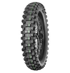 Neumático de enduro MITAS TERRA FORCE-EX MH 110/100-18 64M TT SUPER LIGHT (MH TERRAIN) GREEN trasero