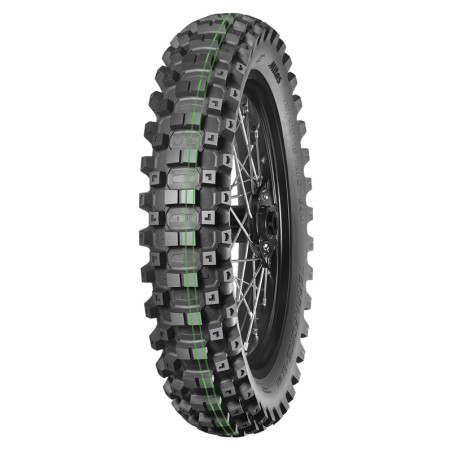 Pneu enduro MITAS TERRA FORCE-EX MH 110/100-18 64M TT SUPER SOFT (MH TERRAIN) 2 GREEN arrière