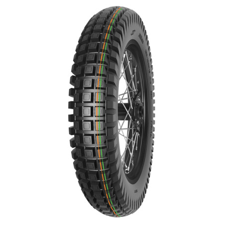 Neumático de trial MITAS TRIAL X-PRO 120/100R18 68M TL/TT SUPER SOFT ORANGE GREEN trasero