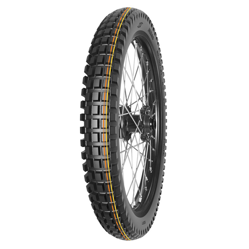 Pneu trial MITAS TRIAL 80/100-21 (2.75-21) 51M TL/TT SOFT ORANGE YELLOW avant