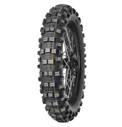 Neumático de enduro MITAS TERRA FORCE-EF 140/80-18 70R TT SUPER FAST YELLOW PURPLE trasero