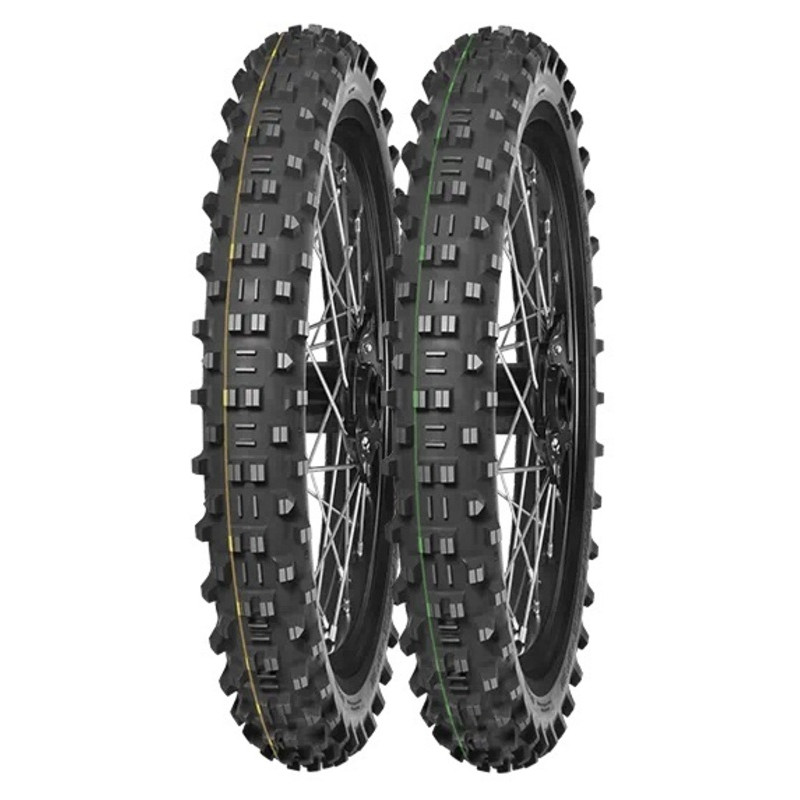 Enduro tyre MITAS TERRA FORCE-EF 2 SM 90/100-21 57R TT SUPER LIGHT GREEN front