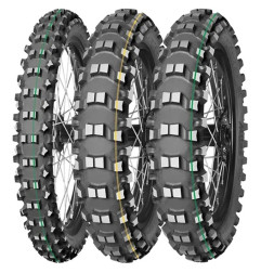Pneu enduro MITAS TERRA FORCE-EX SM 110/100-18 64R TT SUPER LIGHT GREEN arrière