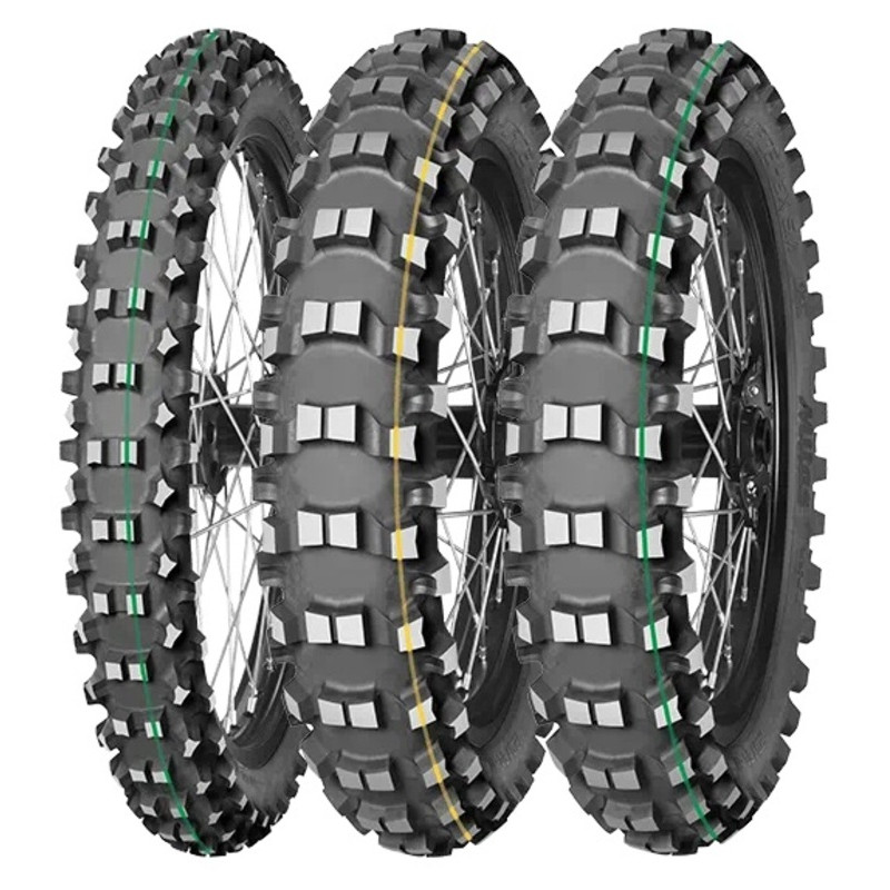 Pneu enduro MITAS TERRA FORCE-EX SM 80/100-21 51M TT SUPER LIGHT GREEN avant
