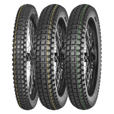 Enduro-Reifen MITAS ENDURO HYBRID 120/100-18 (4.00-18) 68P TL/TT SUPER LIGHT GREEN M+S hinten