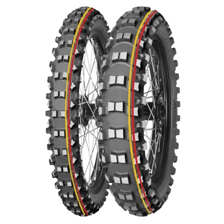 Motocross tyre MITAS TERRA FORCE-MX SM 90/90-21 (3.00-21) NHS 54M TT SOFT TO MEDIUM RED YELLOW front