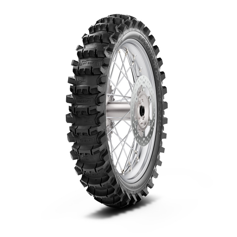 Pneu motocross PIRELLI SCORPION MX SOFT 90/100-16 51M NHS TT arrière