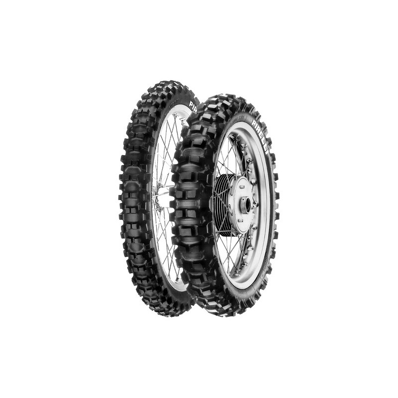 Pneu motocross PIRELLI SCORPION XC MID HARD 110/100-18 M/C 64M MST arrière