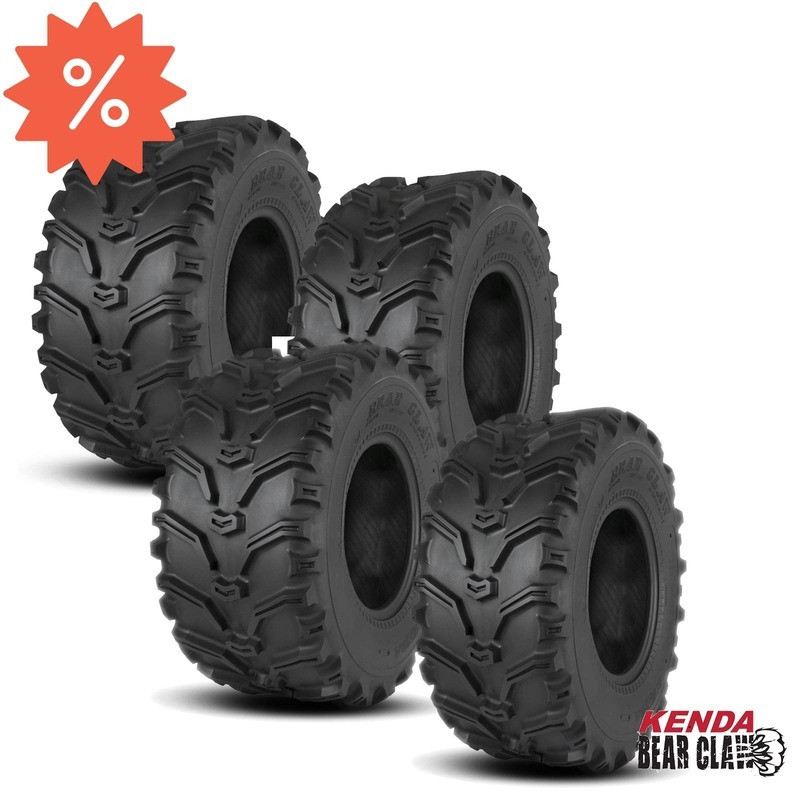 Juego de neumáticos KENDA BEAR CLAW K299 6PR (2 x 25X8-12 + 2 x 25X10-12)