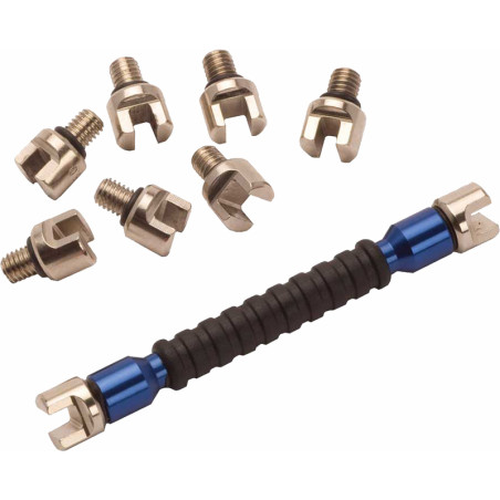 RFX Race Auswechselbarer Multi Tip Speichenschlüssel - Blau