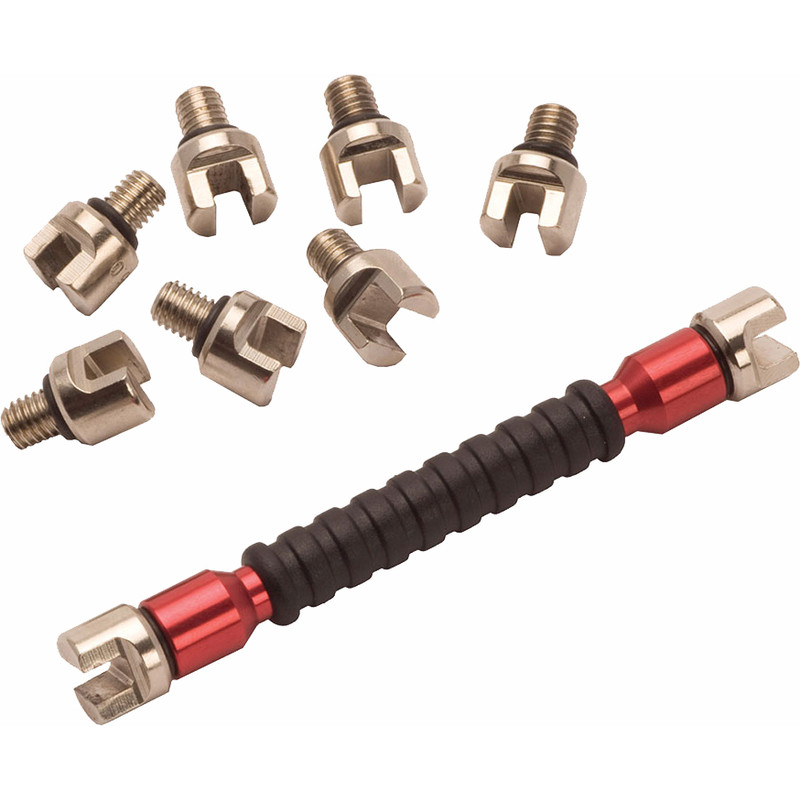 RFX Race Auswechselbarer Multi Tip Speichenschlüssel - Rot RFX Race Auswechselbarer Multi Tip Speichenschlüssel - Rot
