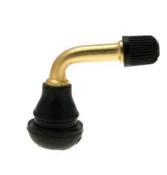 Bihr 90° Angled Rubbered Tire Valve - pack of 10 TECNIUM