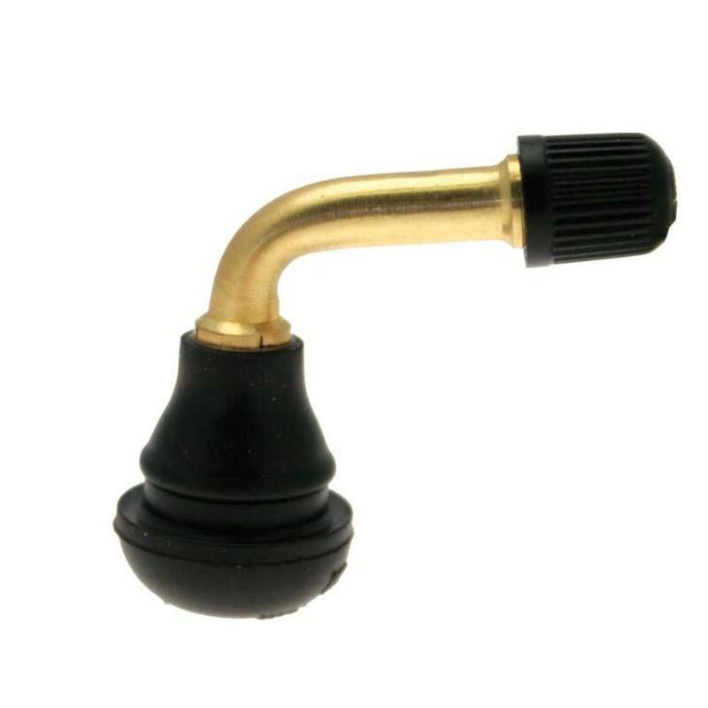 Bihr 90° Angled Rubbered Tire Valve - pack of 10 TECNIUM