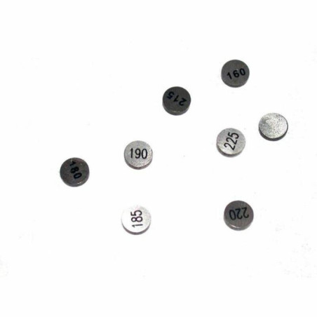 Pastilles de soupape TOURMAX Ø25 mm - jeu de 2