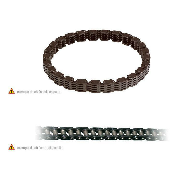 TOURMAX Leise Steuerkette - 116 Glieder für YAMAHA YFM 450 GRIZZLY IRS 4WD, YFM 450 GRIZZLY IRS EPS 4WD 2002-2015