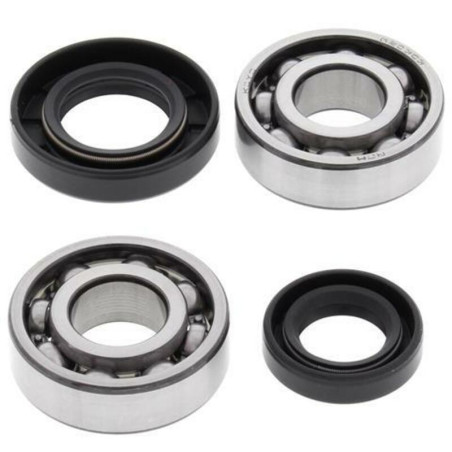Kit rodamientos y retenes de cigüeñal ALL BALLS para SUZUKI JR 50, LT 50 QUADRUNNER 2WD, LTA 50 y KAWASAKI KFX 50 de 1978 a 2006
