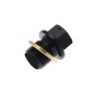 TECNIUM Oil Drain Plug - Aluminium Black M8x1,25x20 for HONDA CRF 250, CRF 250 X, CRF 450, CRF 450 X and SUZUKI RMX 450, RMZ 450