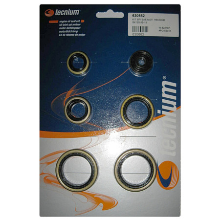 Retenes de cigüeñal TECNIUM para KTM EXC 125, SX 125 de 2002 a 2005