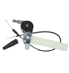 Kit poignée de gaz + câble BIHR 2T Enduro / MX / Supermotard pour YAMAHA TTR 125, YZ 125 de 2012 à 2021