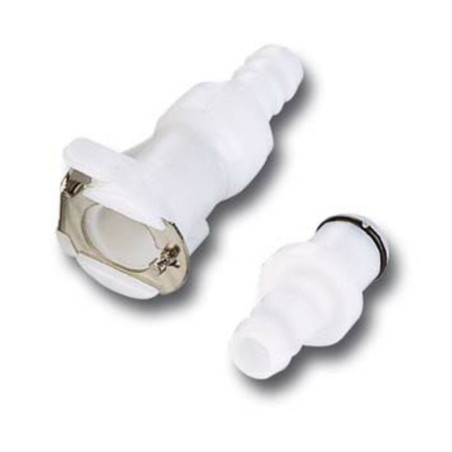 Raccord rapide d'essence MOTION PRO simple blocage blanc - diamètre au choix